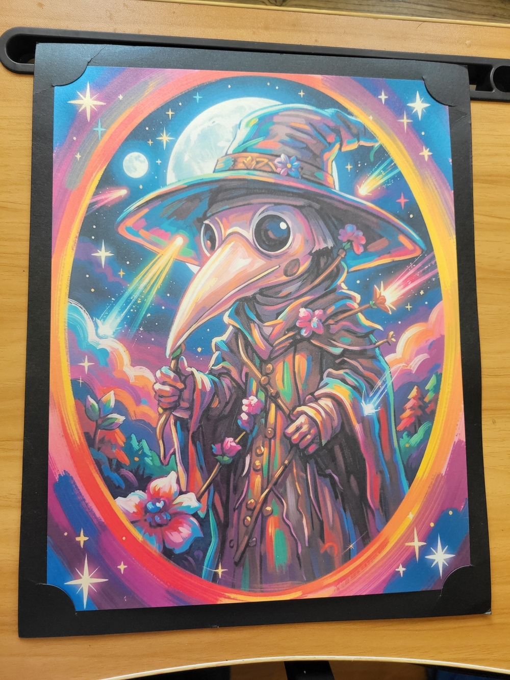💀NEW💀 Plague Doctor Fantasy Art Print